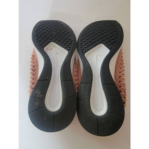 Nike Women's Pink Dualtone Woven Fabric Lace Up Racer Running Sneakers Size 9.5 - Picture 6 of 6